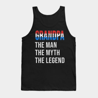 Grand Father Paraguayan Grandpa The Man The Myth The Legend - Gift for Paraguayan Dad With Roots From  Paraguay Tank Top